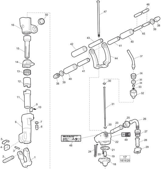 BBD 12TW Rock Drill
