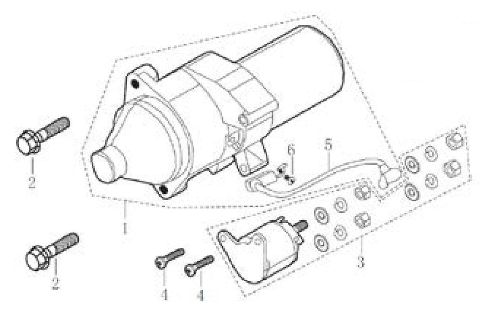 BE9000ERUSC Generator Motor Starter Assembly Parts by BE Power Equipment