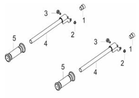 BE9000ERUSC Generator Tube Handle Assembly Parts by BE Power Equipment