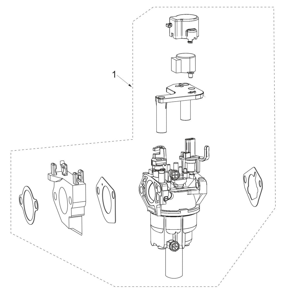 BE11000 Generator Carburetor Assembly Parts by BE Power Equipment