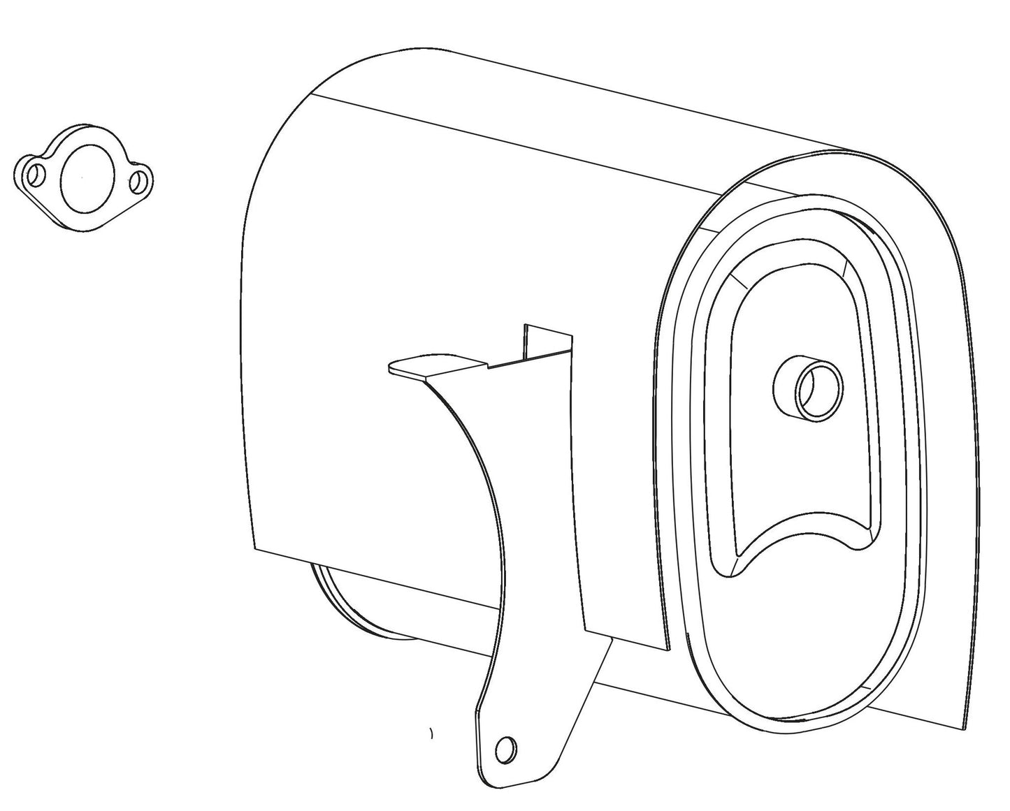 BE11000 Generator Muffler Assembly Parts by BE Power Equipment