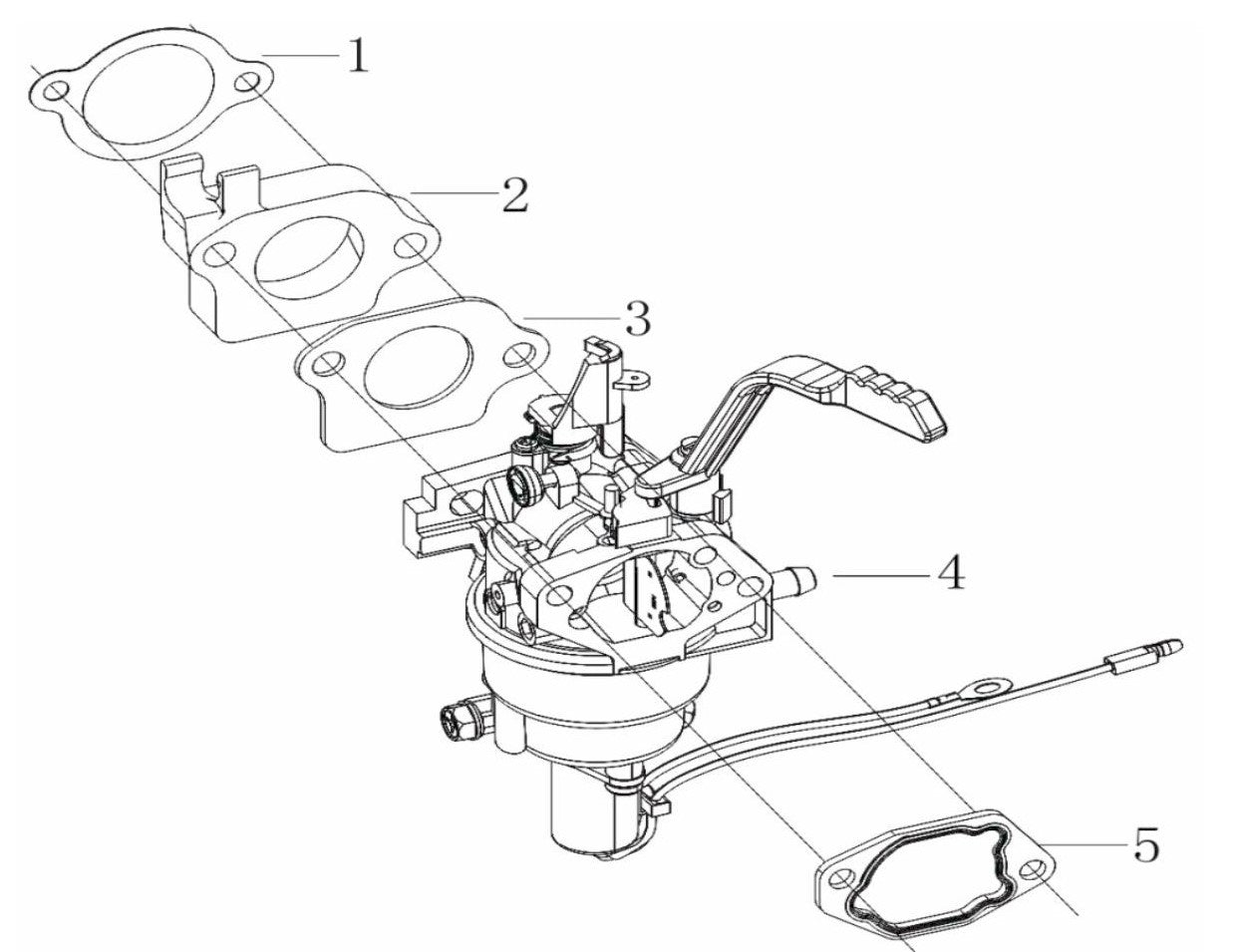 BE12000ER Generator Carburetor Assembly Parts by BE Power Equipment