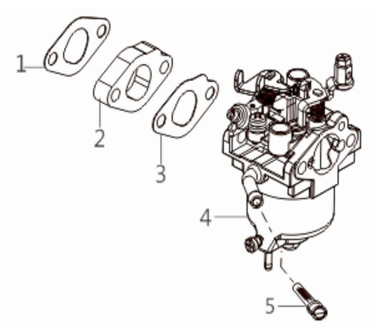BEI2000L Inverter Generator Carburetor Assembly Parts by BE Power Equipment