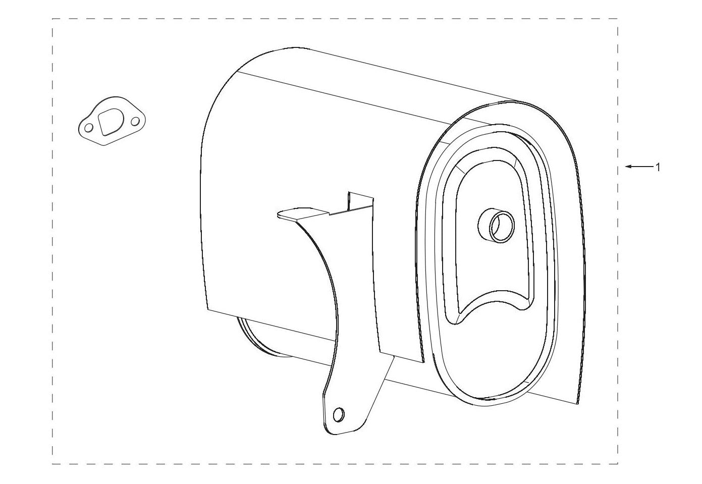 BE12500T Generator Muffler Assembly Parts by BE Power Equipment