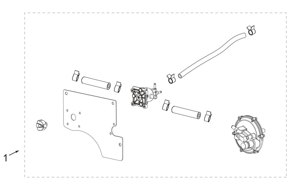 BE12500T Generator Switch, Secondary Pressure Reducing Valve Assembly Parts by BE Power Equipment