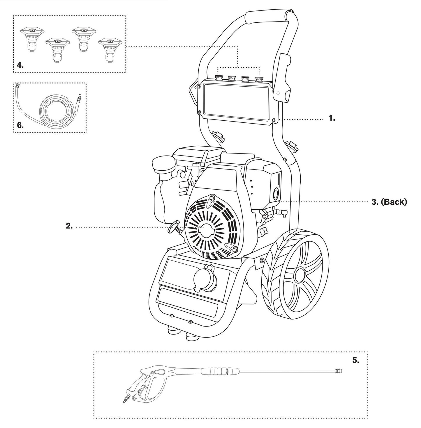 BE BE275HA Pressure Washer Assembly Parts by BE Power Equipment