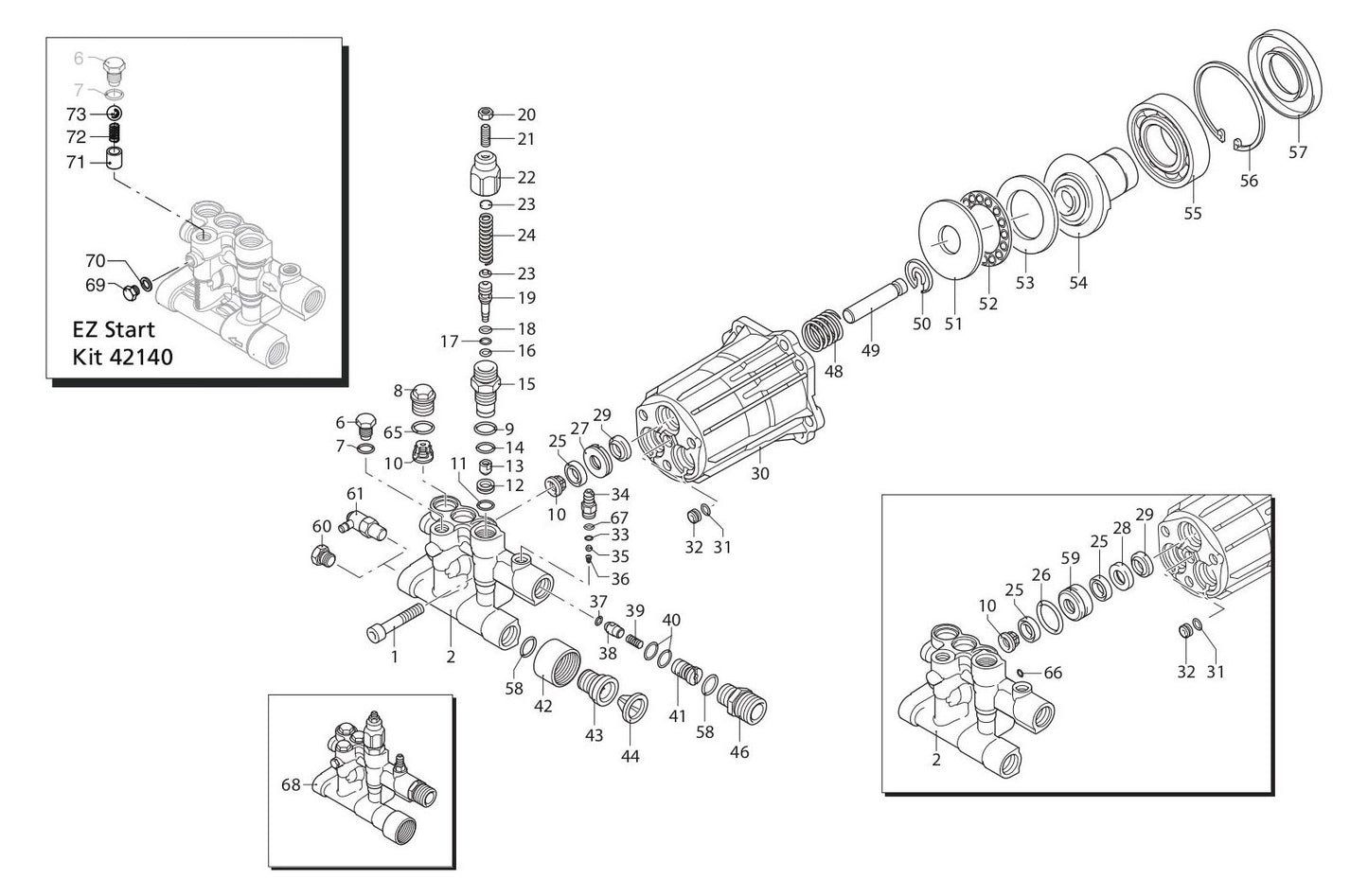 BE BE275HAS Pressure Washer Assembly-2 Parts by BE Power Equipment