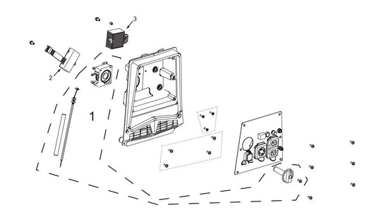 BE2800i Inverter Generator Panel Assembly Parts by BE Power Equipment