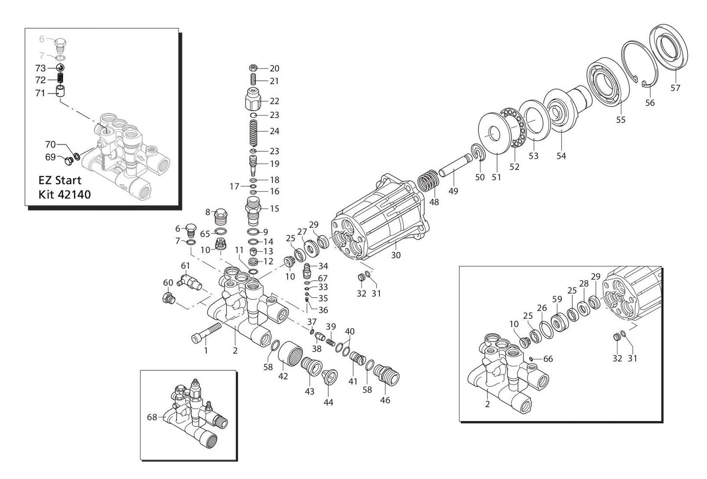 BE BE316HAS Pressure Washer Assembly Parts-2 by BE Power Equipment