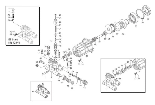 BE BE316HAS Pressure Washer Assembly Parts-2 by BE Power Equipment