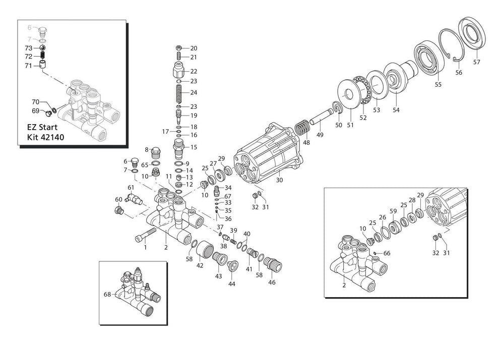 BE BE316HAS Pressure Washer Assembly Parts-2 by BE Power Equipment