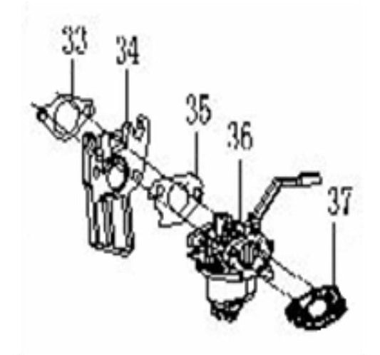 BE3500PS Generator Carburetor Assembly Parts by BE Power Equipment