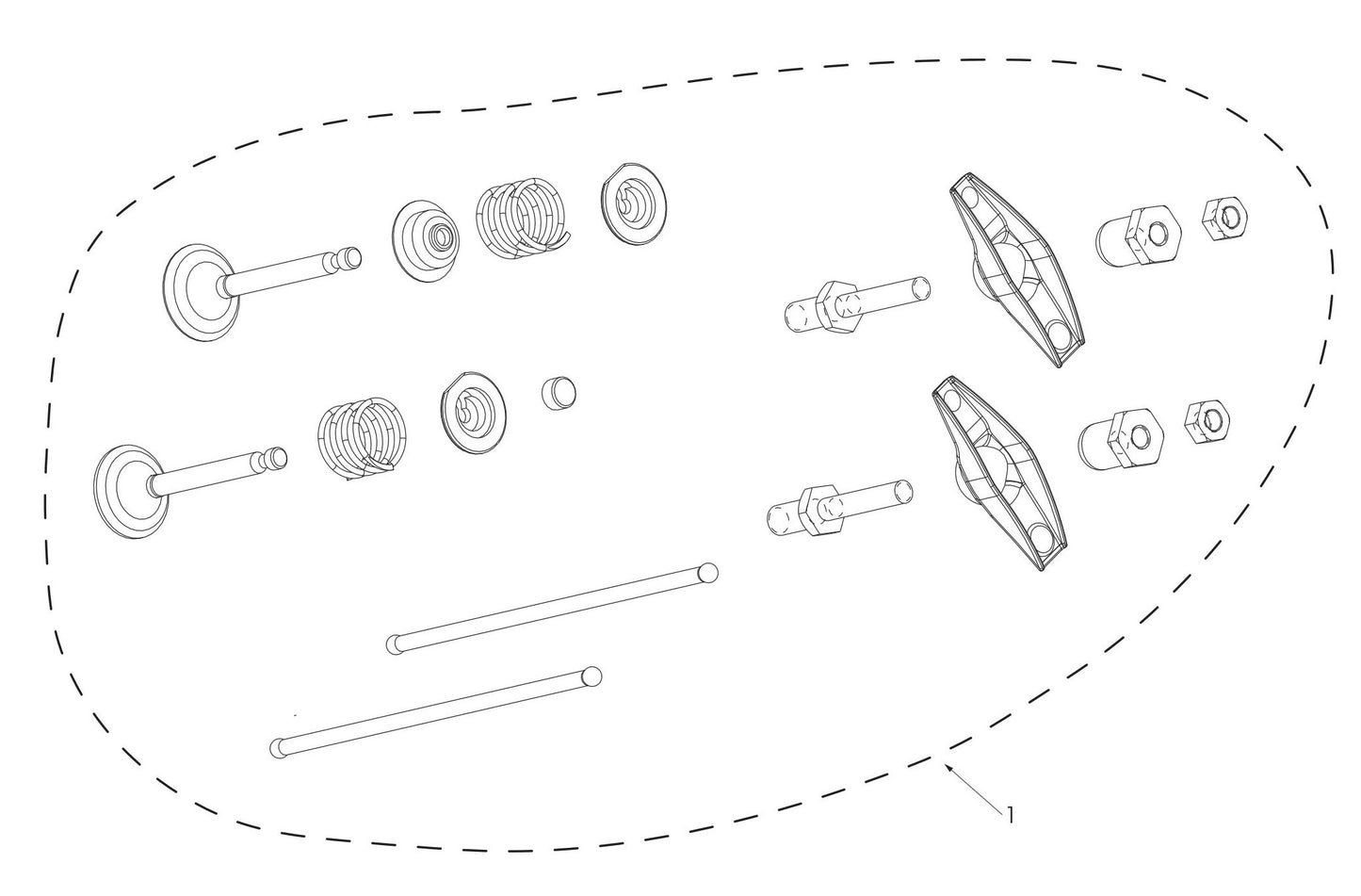 BE3800 Generator Valve Assembly Parts by BE Power Equipment
