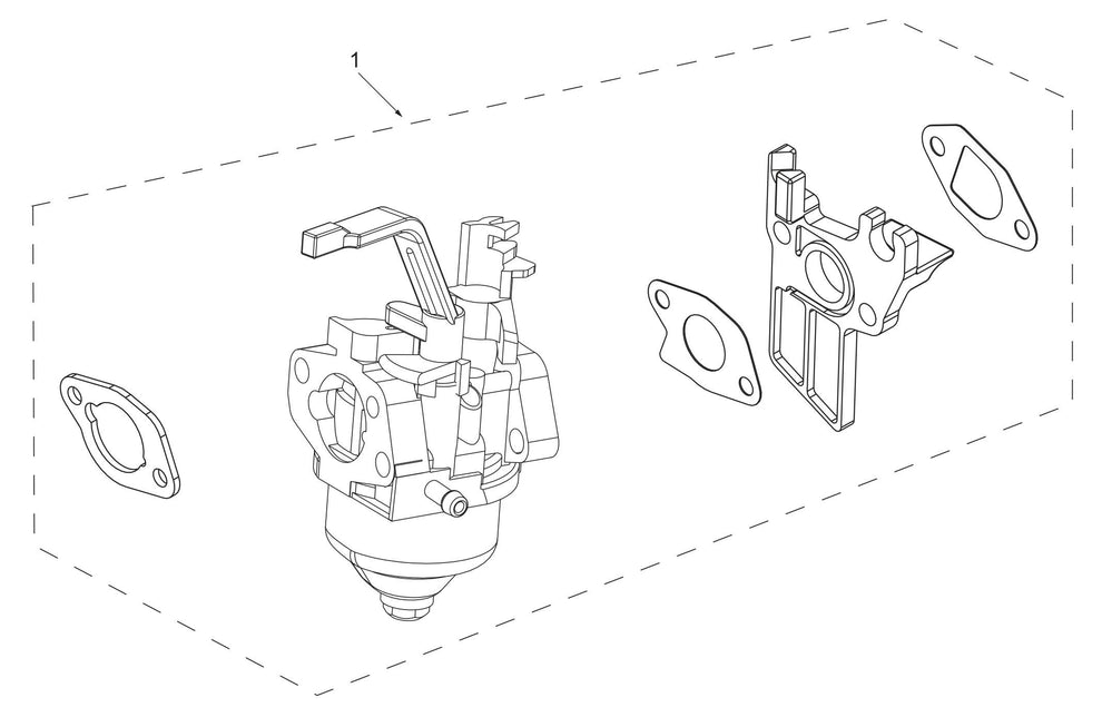 BE3800 Generator Carburetor Assembly Parts by BE Power Equipment
