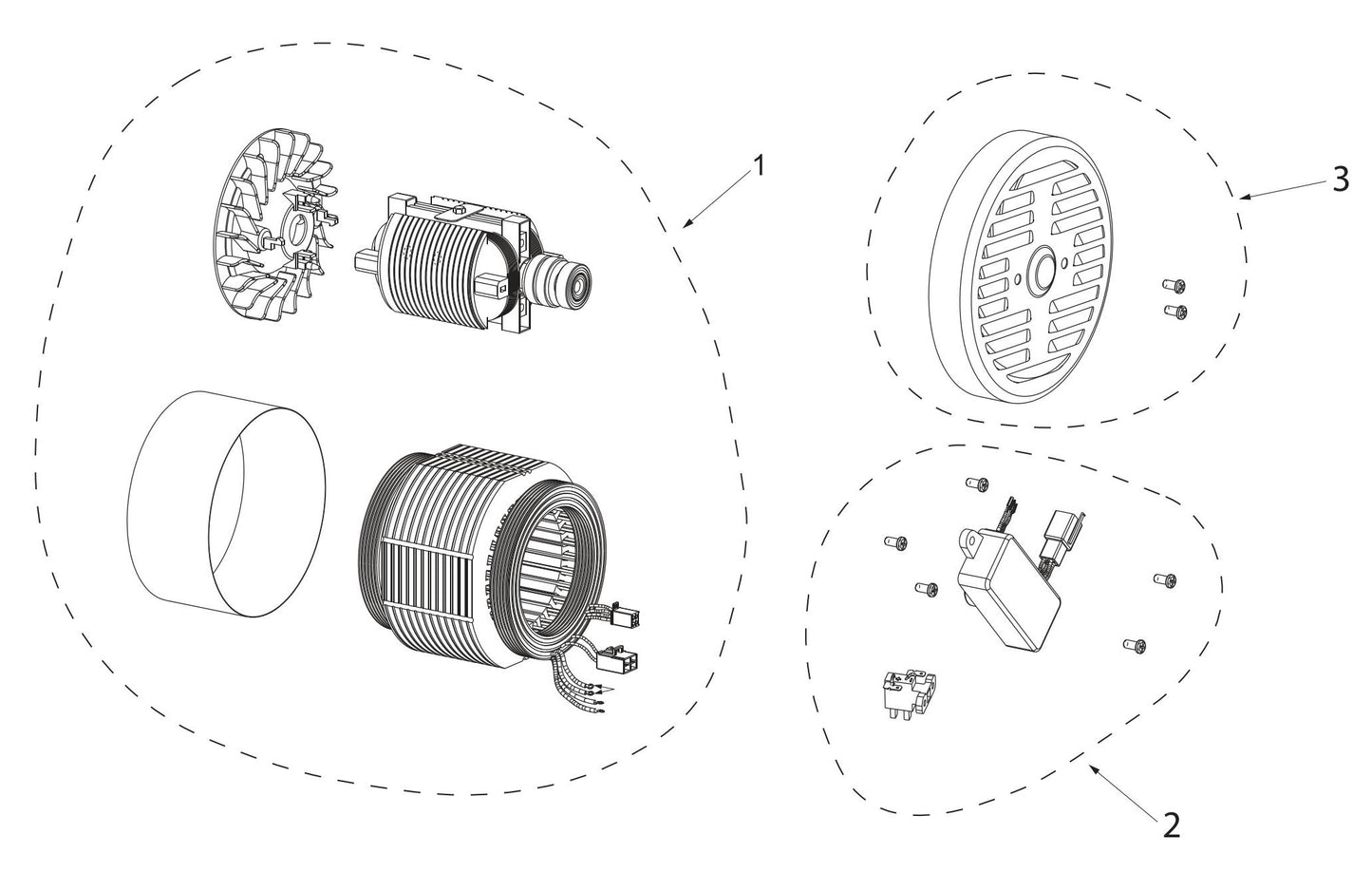 BE3800 Generator Alternator Assembly Parts by BE Power Equipment