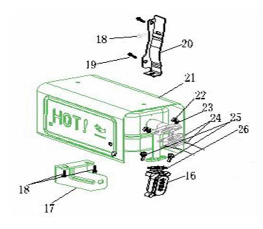 BE4200PS Generator Muffler Assembly Parts by BE Power Equipment