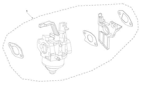 BE4800 Generator Carburetor Assembly Parts by BE Power Equipment