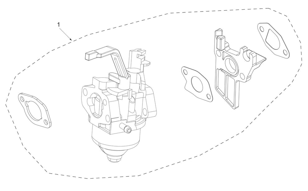 BE4800 Generator Carburetor Assembly Parts by BE Power Equipment