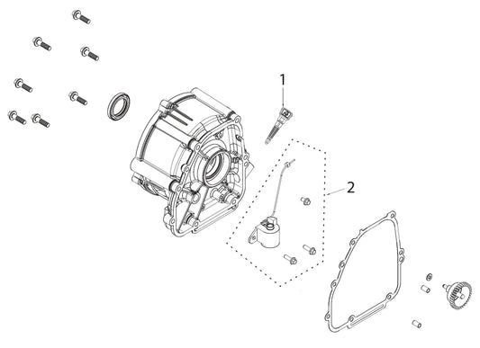 BE7000 Generator Crankcase Assembly Parts by BE Power Equipment