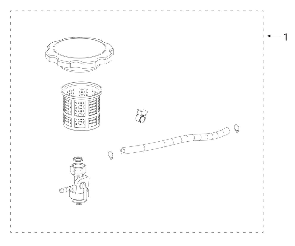 BE7000 Generator Fuel Assembly Parts by BE Power Equipment