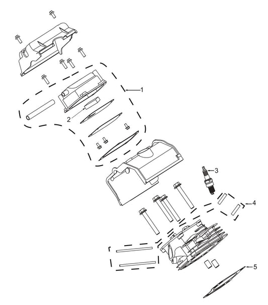 BE7500ID Inverter Generator Cylinder Head Assembly Parts by BE Power Equipment