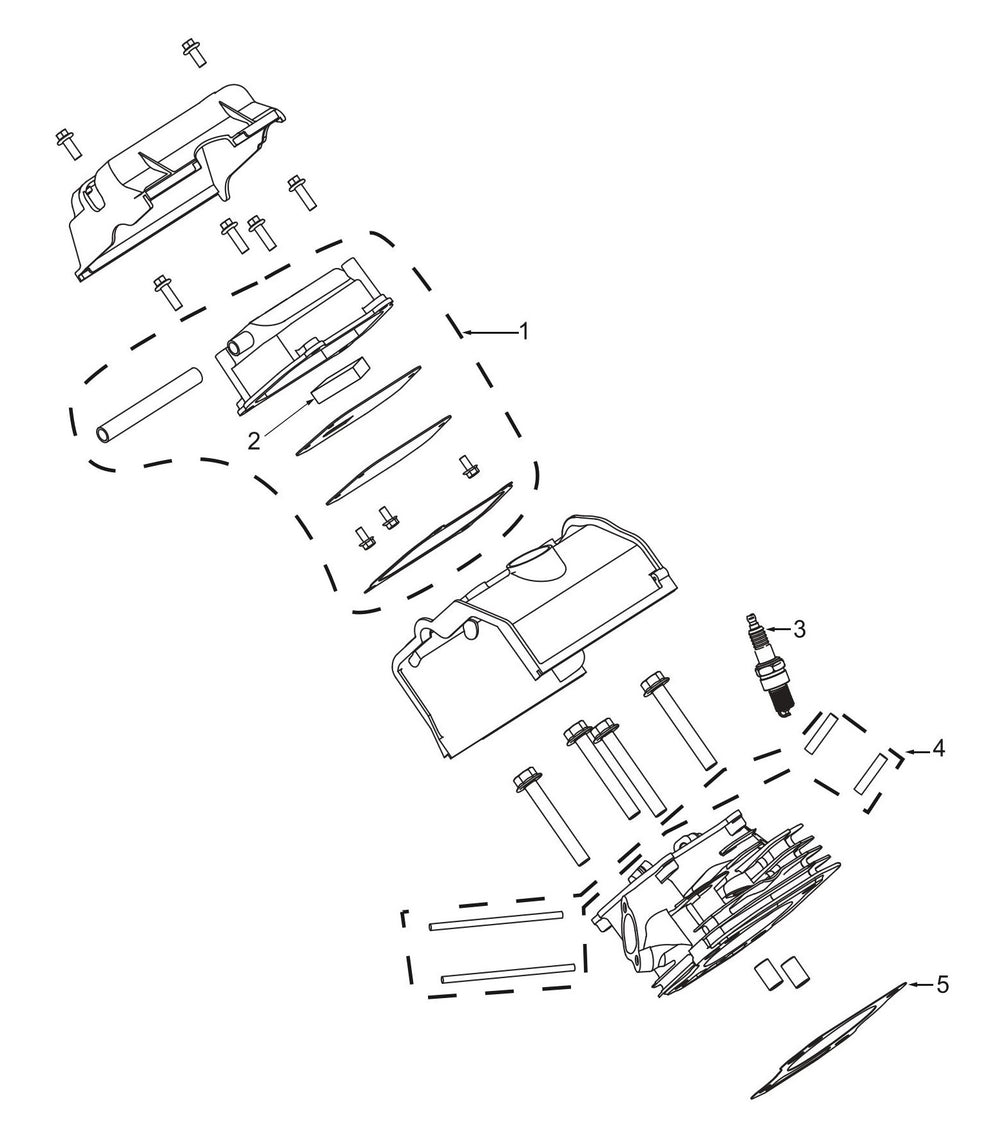 BE7500ID Inverter Generator Cylinder Head Assembly Parts by BE Power Equipment