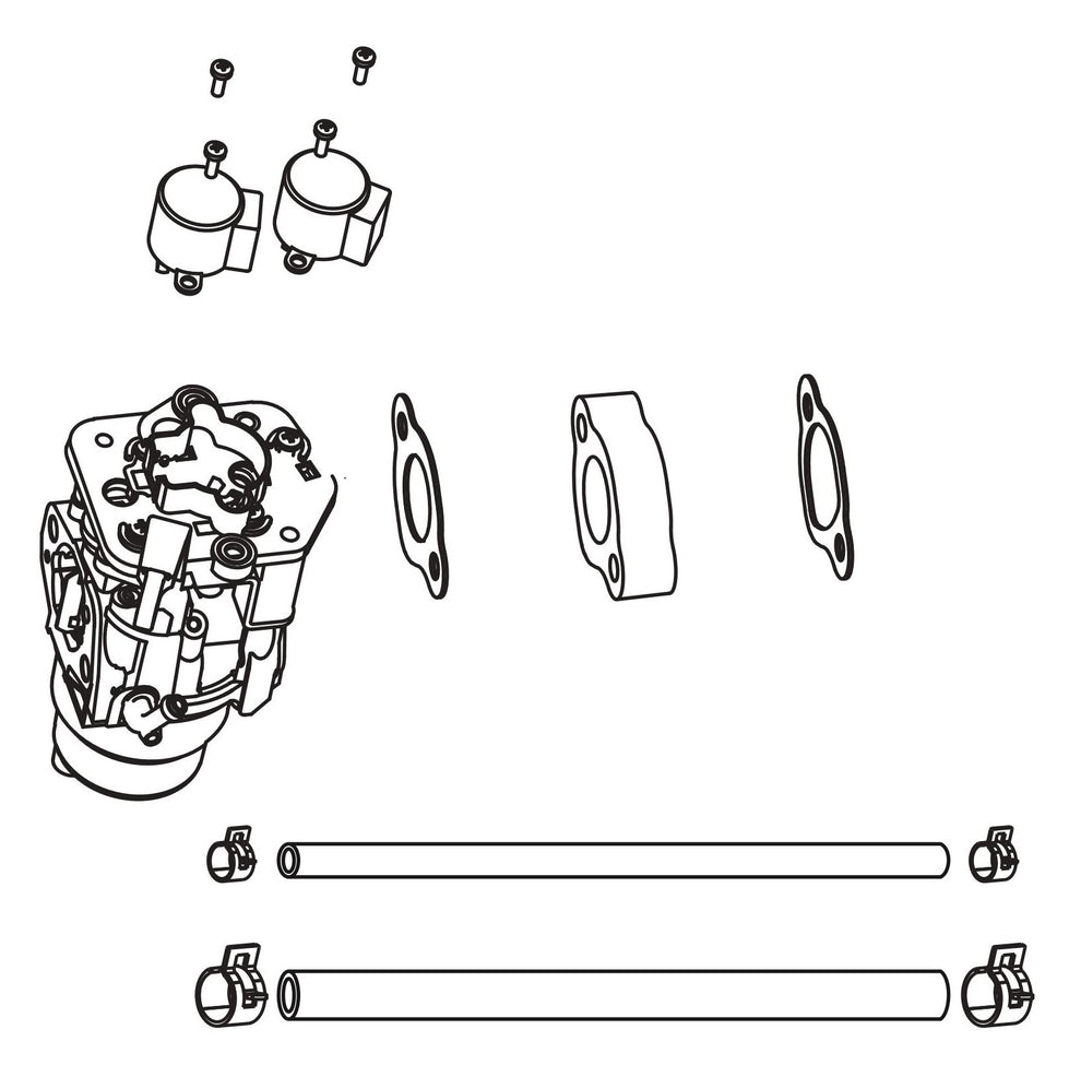 BE7500ID Inverter Generator Carburetor Assembly Parts by BE Power Equipment