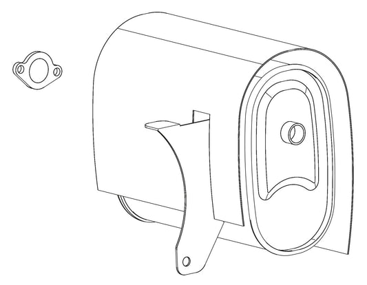 BE9000 Generator Muffler Assembly Parts by BE Power Equipment
