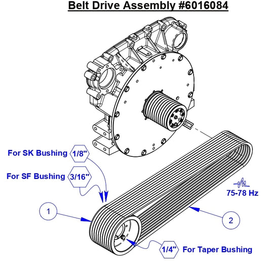 CC9074DK 48&quot; Blade Drive Assembly Parts