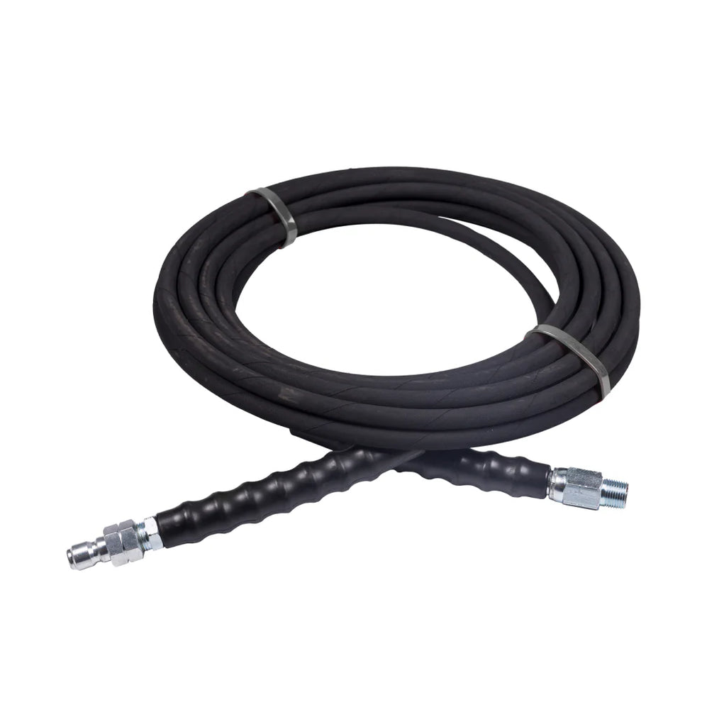 85.225.125, 85225125 Rubber Hose, 25Ft 4000PSI 1/4" With Plug – BE Power