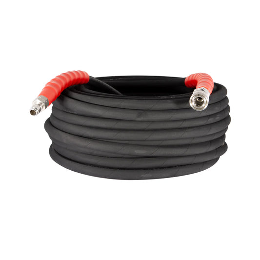 85.238.211 Hose 6000PSI 100Ft 3/8" Rubber D/B Blk Ss Qc – BE Power