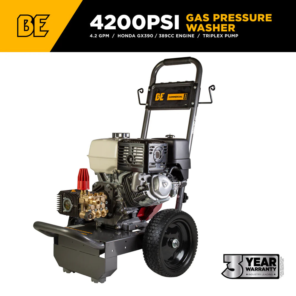 B4213HC Pw Gas Gx390 4200Psi 4Gpm – BE Power Equipment