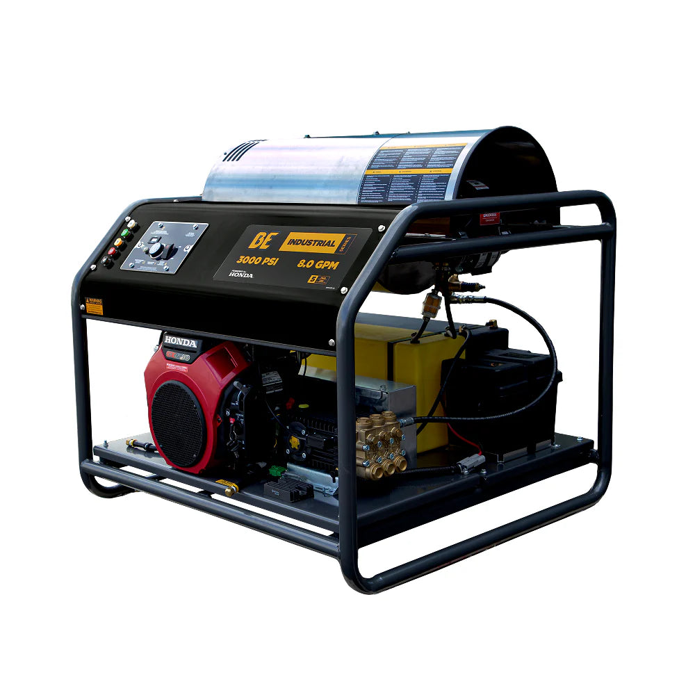 HW3024HG12V Pw, Hot, 3000Psi, 8Gpm – BE Power Equipment