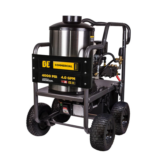 HW4013HG Pw,Hot 4000Psi, 4Gpm, Yellow – BE Power Equipment