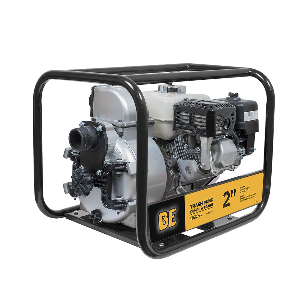 TP-2065HR, TP2065HR Trash Pump 2" 200Cc Gx200 – BE Power