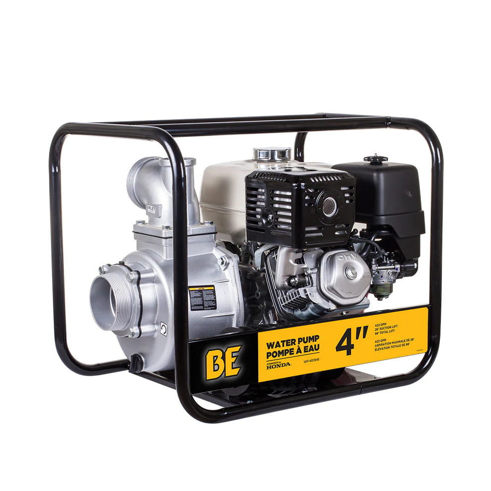 WP4013H Water Pump, 4" 390Cc, Honda – BE Power Equipment