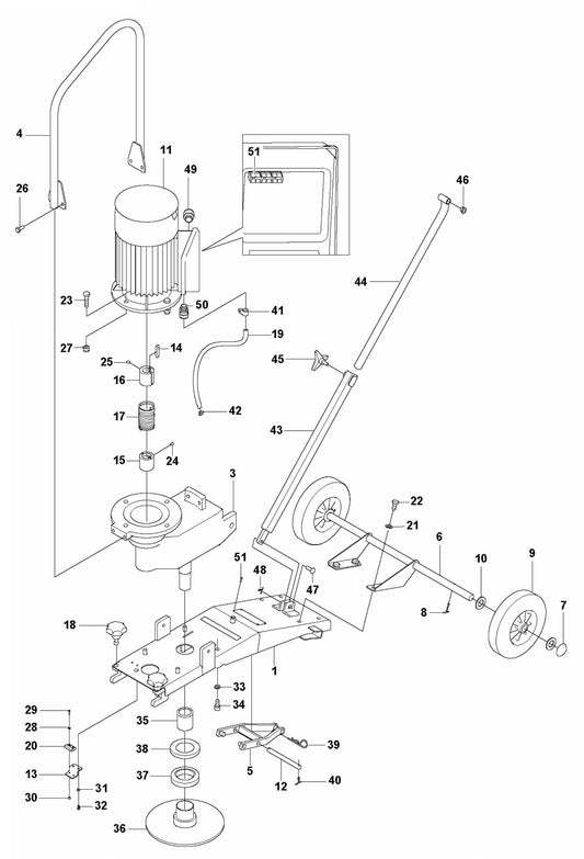 BG Combi Bridge and Motor Assembly Parts