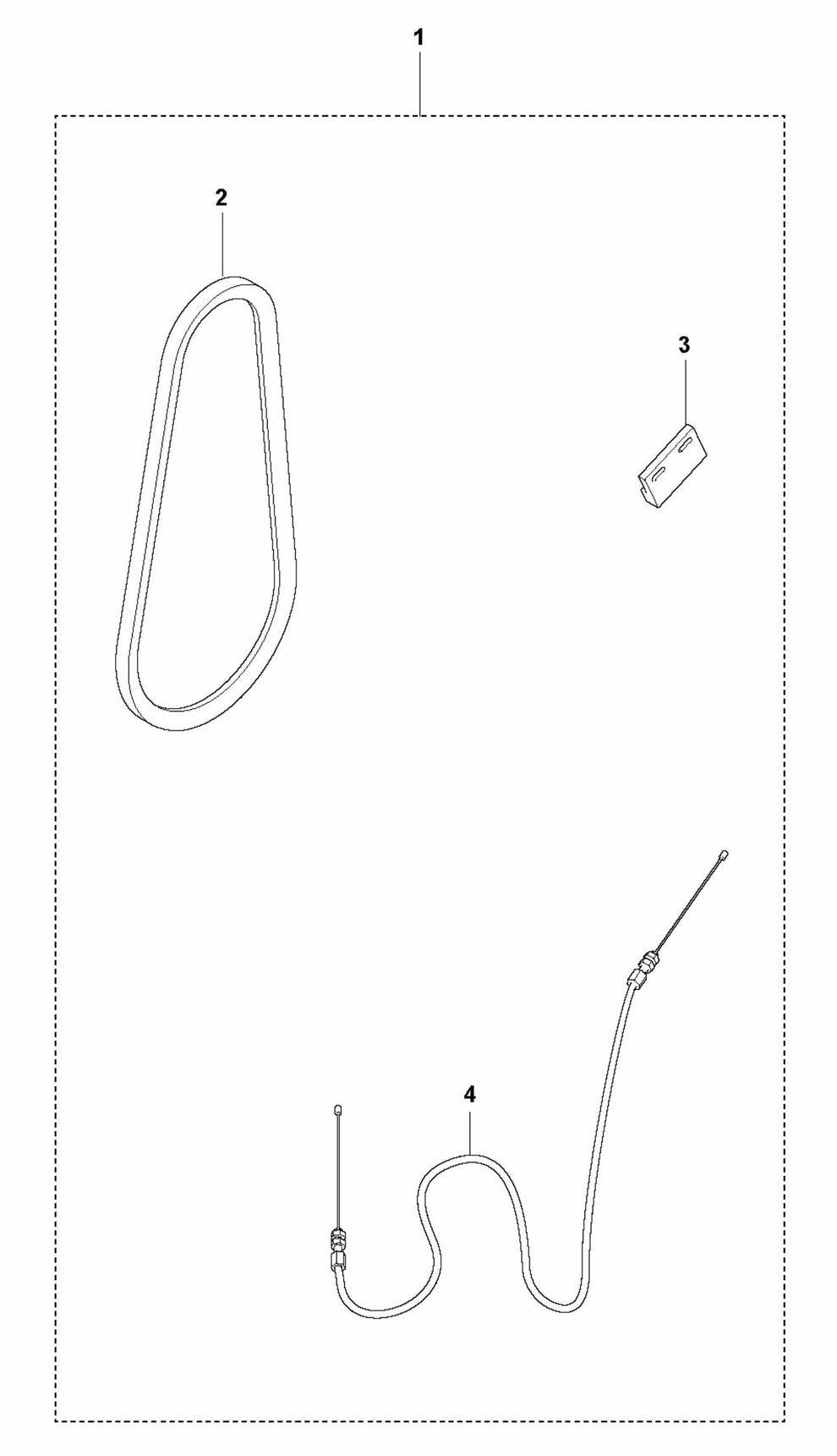 BG 245 E Maintenance Kit Assembly Parts by Husqvarna