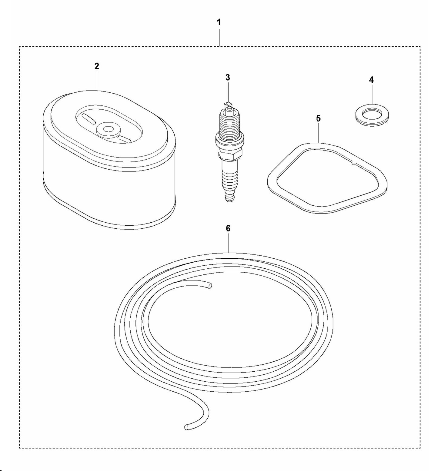 BG 245 Service Kit-Honda GX 120 Assembly Parts