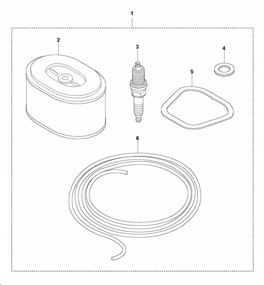 BG 245 Service Kit-Honda GX 120 Assembly Parts