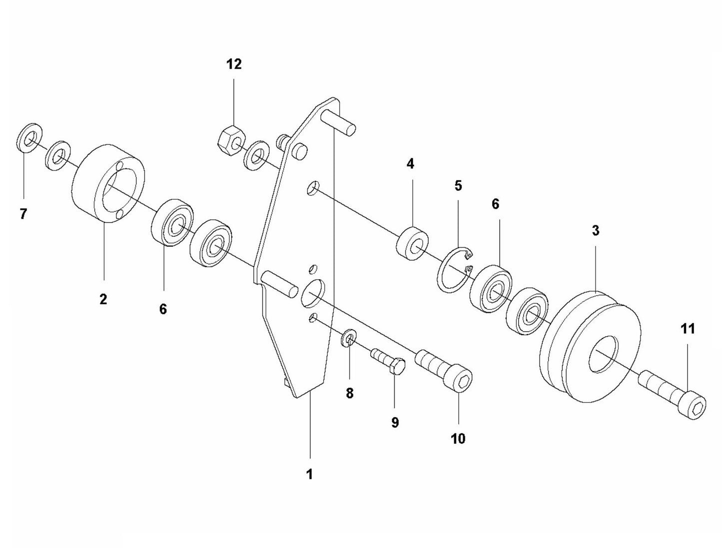 BG 245 Clutch Assembly Parts