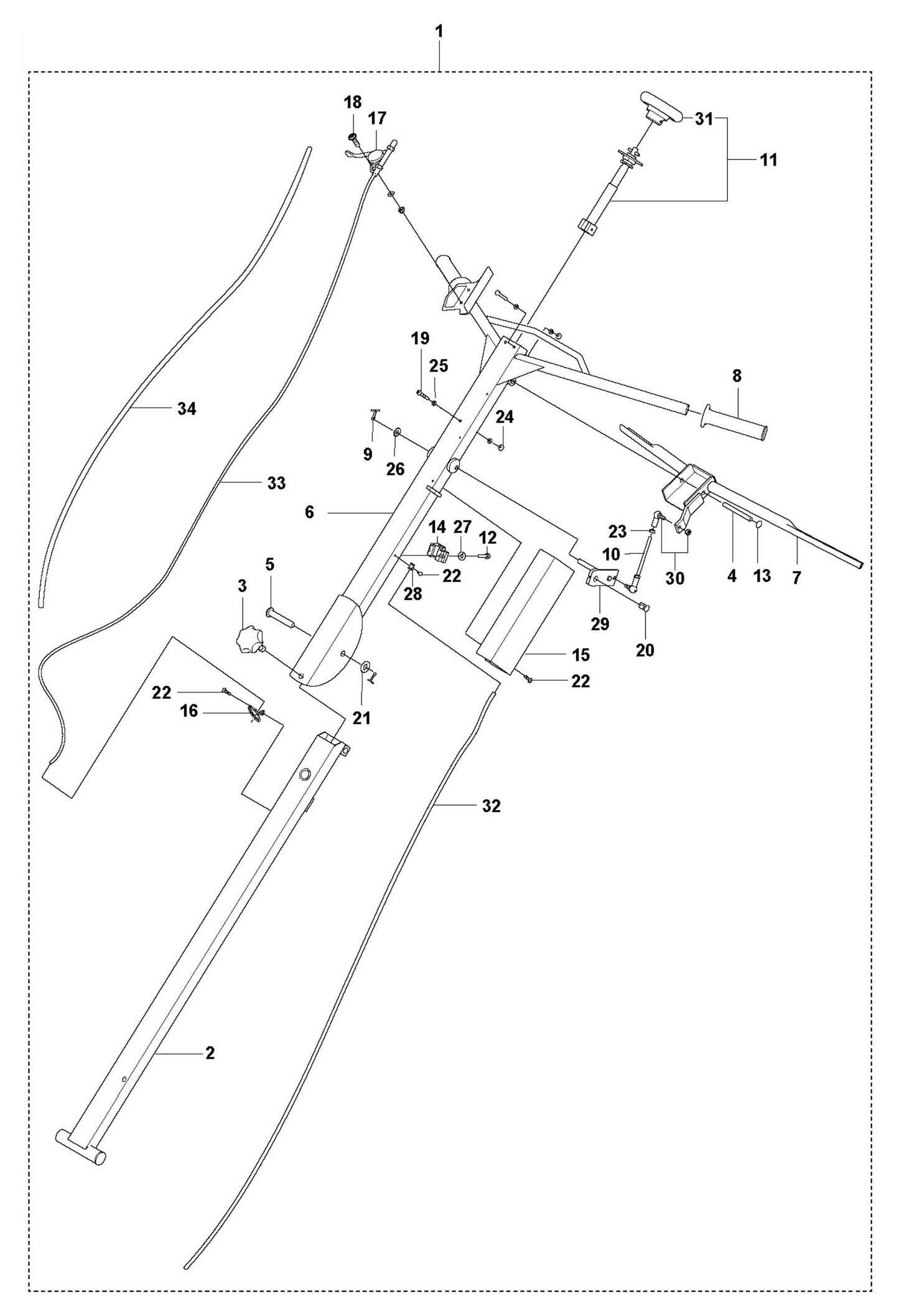 BG 375 Handle Assembly Parts