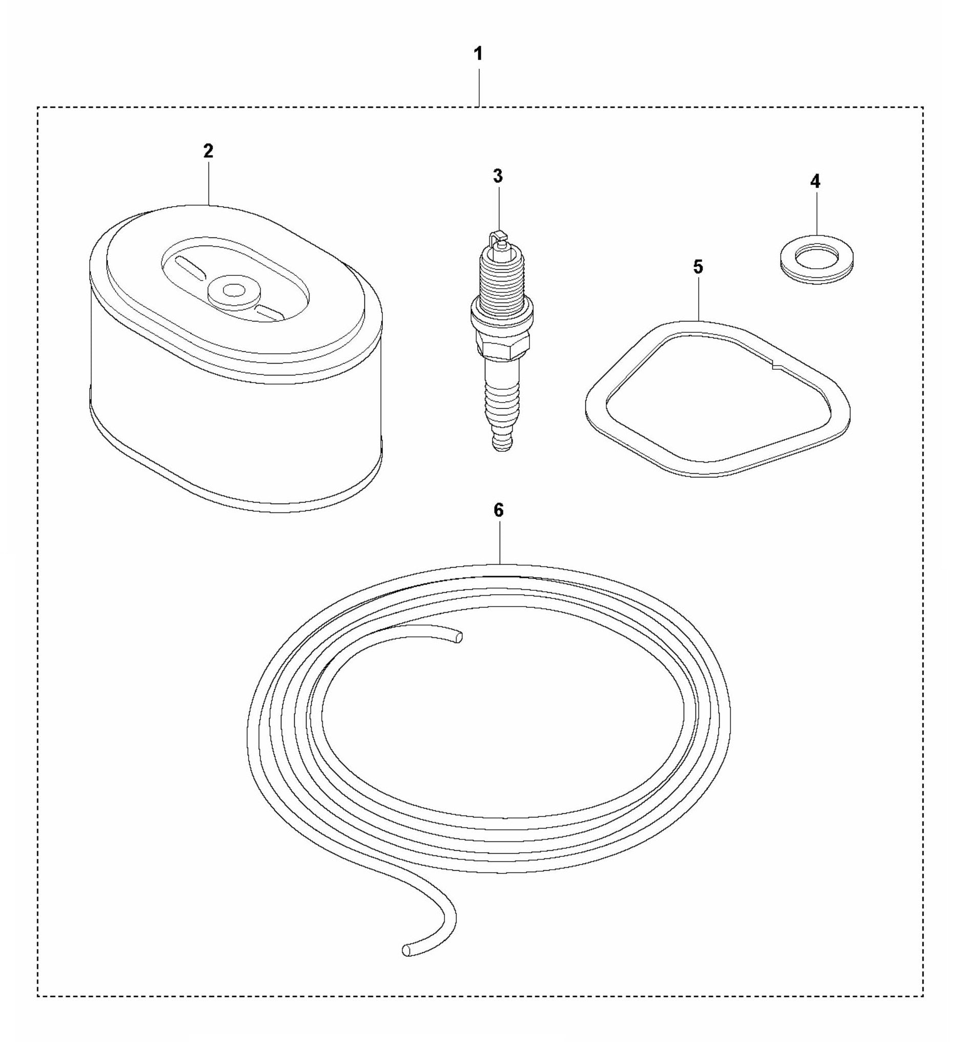 BG 375 Service Kit-Honda GX 270 Assembly Parts