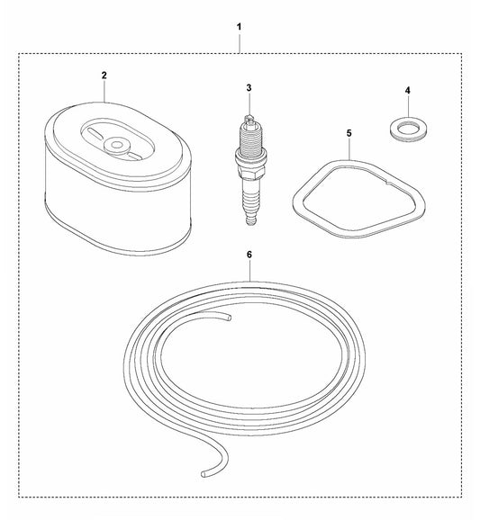 BG 375 Service Kit-Honda GX 270 Assembly Parts