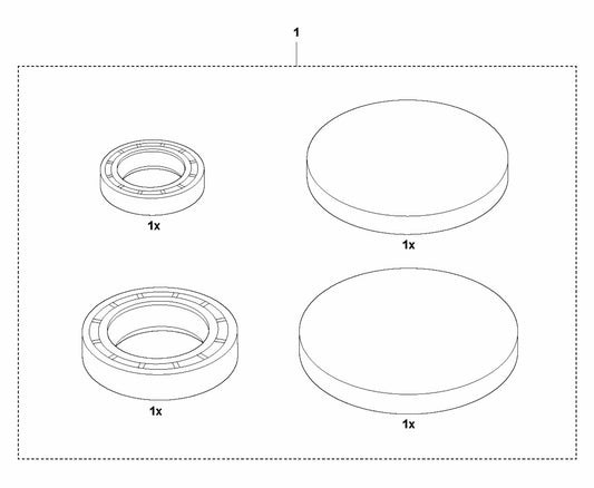 BG 375 Gearbox Seal Kit Assembly Parts