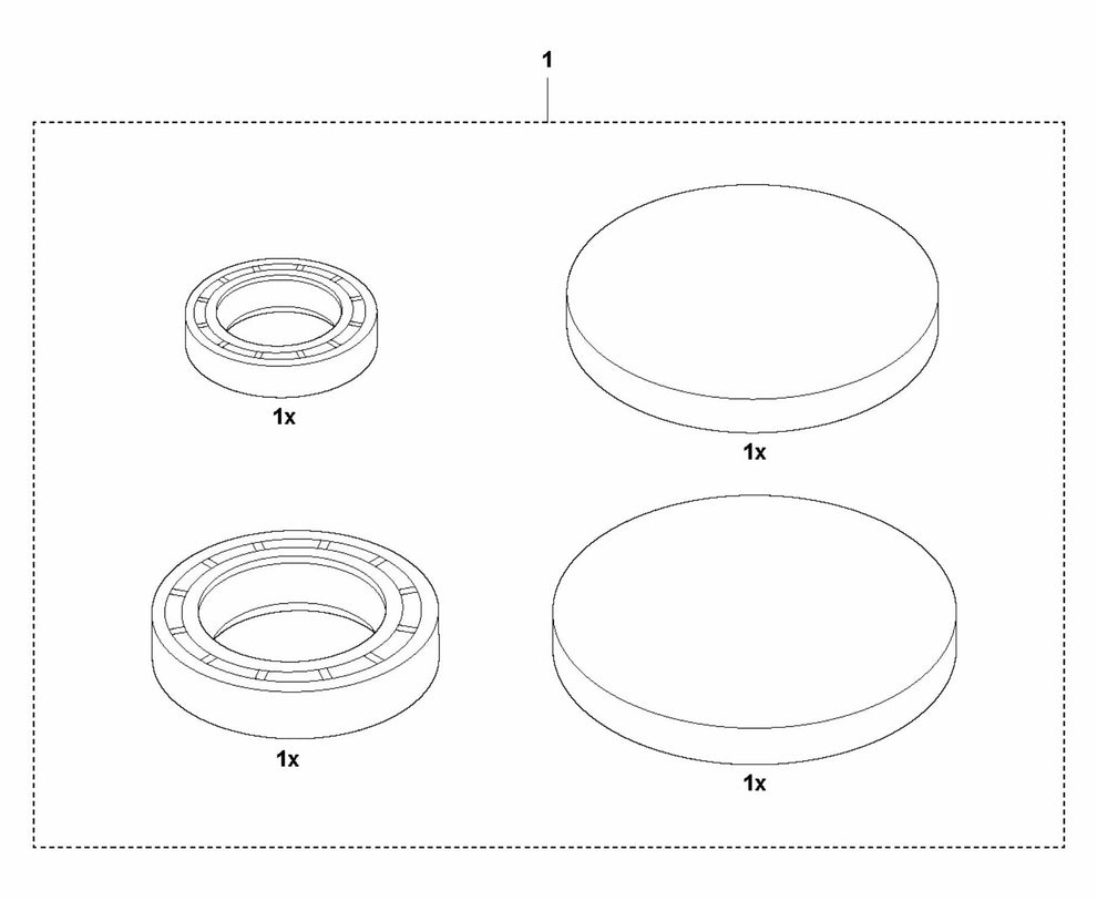 BG 375 Gearbox Seal Kit Assembly Parts