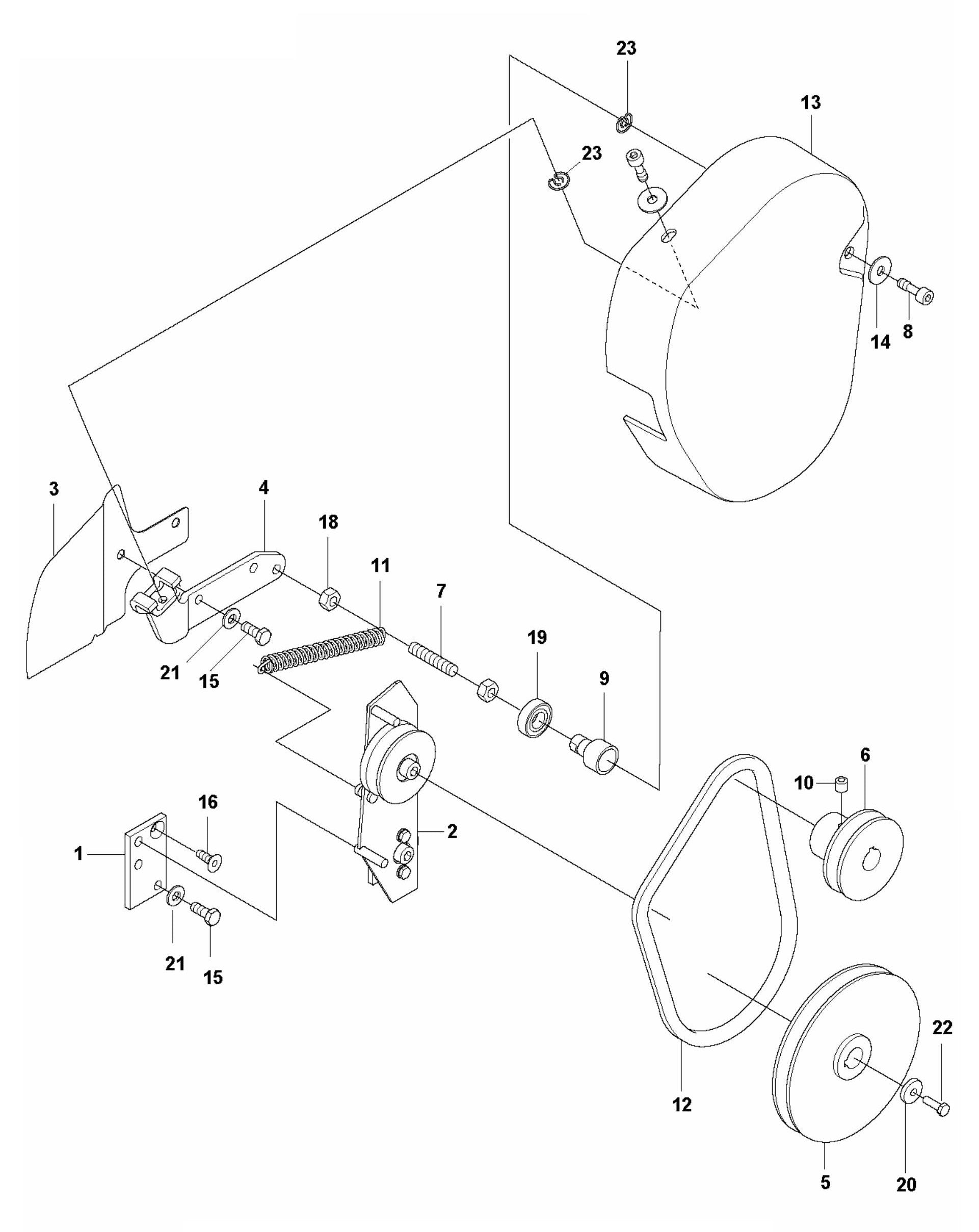 BG 375 Clutch and Pulley Assembly Parts