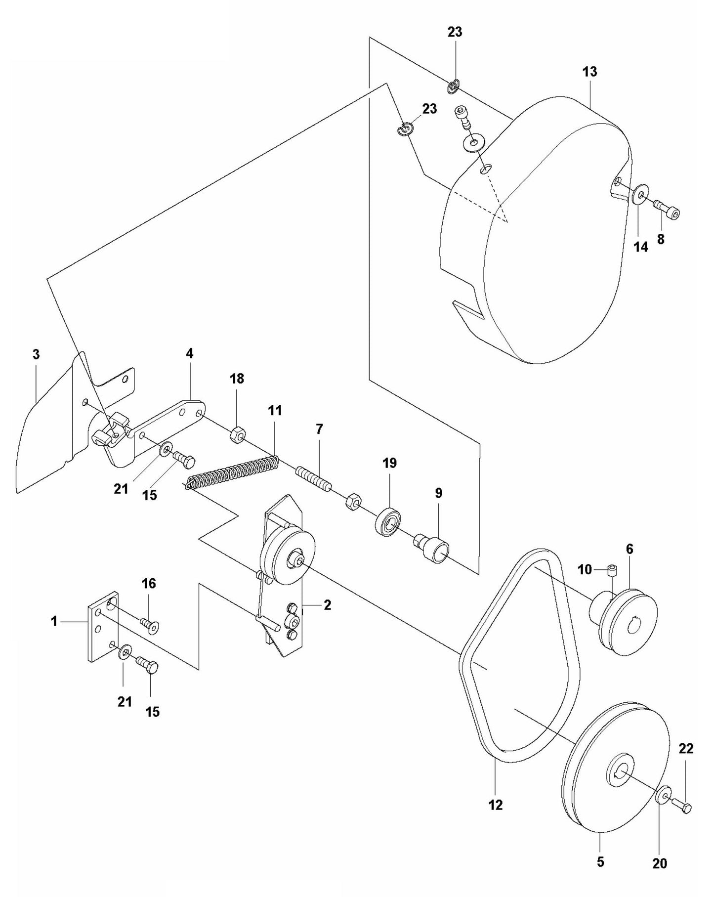 BG 475 Clutch and Pulley Assembly Parts