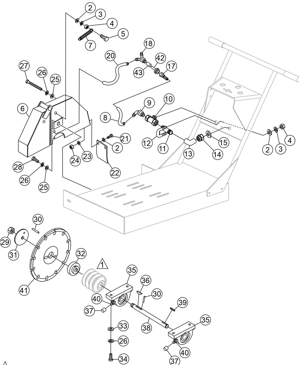 SP1E16A Blade And Water Assembly Parts