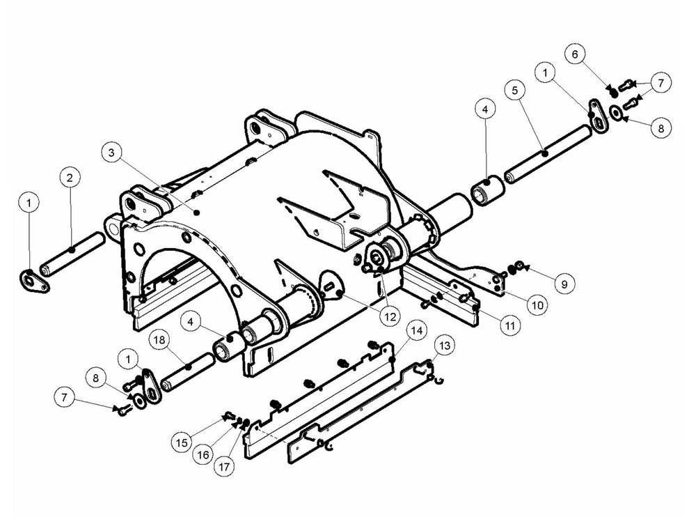 BMC 335 Drum Housing-335-MKII Assembly Parts by Husqvarna